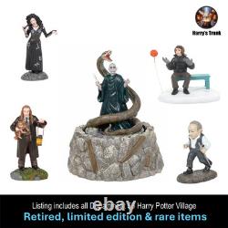 Complete Harry Potter Village Collection Experience'98-05, 61 Buildings/figures