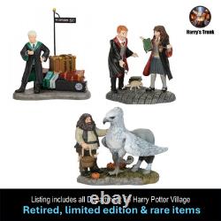 Complete Harry Potter Village Collection Experience'98-05, 61 Buildings/figures