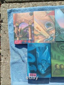 Complete Lot 7 Harry Potter HC/DJ All Stated 1st American Editions Nice Set