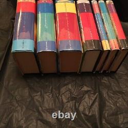 Complete Original British Bloomsbury Harry Potter Set 7 Books 4 First Prints