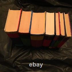 Complete Original British Bloomsbury Harry Potter Set 7 Books 4 First Prints