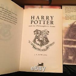 Complete Original British Bloomsbury Harry Potter Set 7 Books 4 First Prints