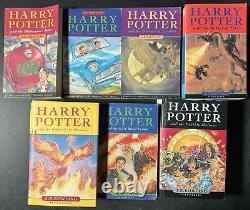 Complete Series Set HARRY POTTER 1-7 J. K. Rowling Bloomsbury Lot PB/HB