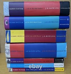 Complete Series Set HARRY POTTER 1-7 J. K. Rowling Lot Bloomsbury HB/PB