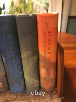 Complete Set 1-7 First Am. Ed. 1st Print Harry Potter HC DJ Books NEVER READ