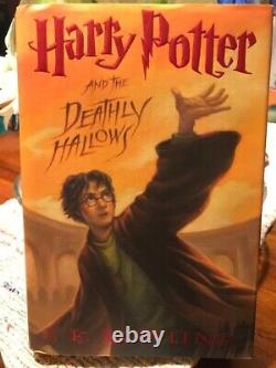 Complete Set 1-7 First Am. Ed. 1st Print Harry Potter HC DJ Books NEVER READ