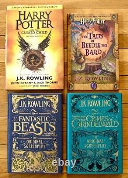 Complete Set 1-7 HARRY POTTER Books & 4 EXTRA J. K. Rowling HBDJ EXC L1
