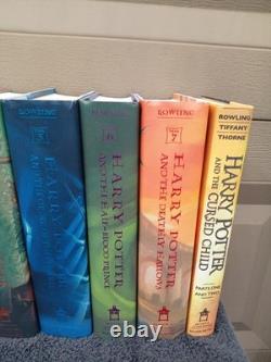 Complete Set 8 Harry Potter HC/DJ All 1st American or 1st Edition VG Cnd withTypo