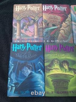 Complete Set 8 Harry Potter HC/DJ All 1st American or 1st Edition VG Cnd withTypo