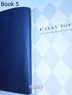 Complete Set, Harry Potter Books 1-7, 6/7 First Editions, 3/7 FIRST PRINTINGS
