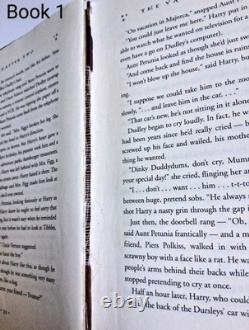 Complete Set, Harry Potter Books 1-7, 6/7 First Editions, 3/7 FIRST PRINTINGS