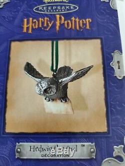 Complete Set Harry Potter Hallmark Ornament Display & 5 Keepsake, New, 2000