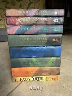 Complete Set Harry Potter Hardcover 1-7 + The Cursed Child ALL 1ST EDITION