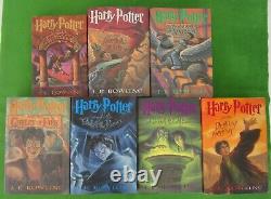 Complete Set Harry Potter Hardcover Series By J. K. Rowling Years 1-7