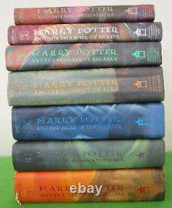 Complete Set Harry Potter Hardcover Series By J. K. Rowling Years 1-7