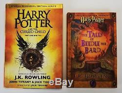 Complete Set of 7 HARRY POTTER Hardcover Books Lot J. K. ROWLING + 2 Bonus 1st Ed