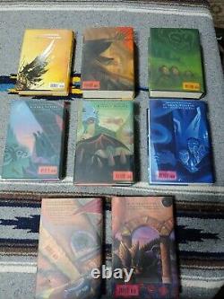 Complete Set of 8 HARRY POTTER Hardcover Books American First Edition Lot