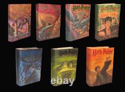 Complete Set of Harry Potter Hardcover Books! Years 1-7 all with Dustjackets