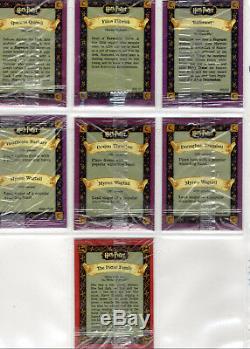 Complete Super Rare Harry Potter Chocolate Frog Cards Read Description