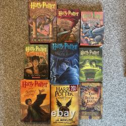 Complete US Harry Potter Book Set 1-7 Great Condition + Cursed Child+Beedle Bard