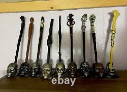 Death Eater Series Harry Potter Mystery Wands Complete Set 9 Wands