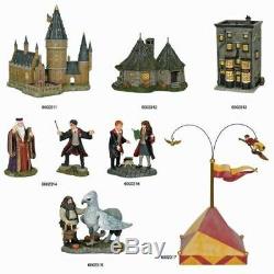 Department 56 Harry Potter Village 2018 Complete Set Plus Figures 4061746