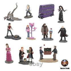 Dept 56 Harry Potter Village Complete Diagon Alley 11 Figure Set, 6 Retired