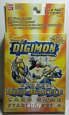 Digimon Digi-Battle Card Game Street Starter Deck 4 Complete Set 30/30 NM/EX