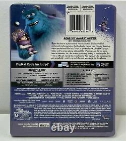 Disney MONSTERS INC 4K UHD BestBuy Exclusive SteelBook RARE US Release MINT A++