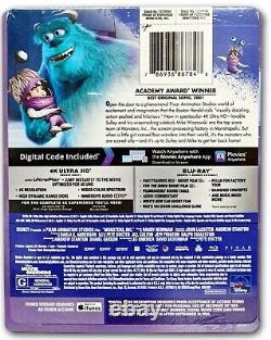 Disney MONSTERS INC 4K UHD BestBuy Exclusive SteelBook RARE US Release MINT A++