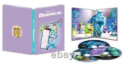 Disney MONSTERS INC 4K UHD BestBuy Exclusive SteelBook RARE US Release MINT A++