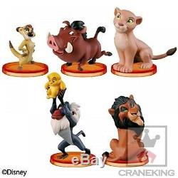 Disney WCF World Collectable Figure Story. 07 THE LION KING Complete Set of 7 NEW