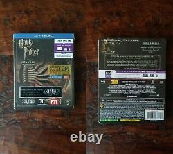 FRENCH Region-Free Blu-ray Harry Potter COMPLETE 8-Film Steelbook Collection NEW