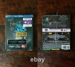 FRENCH Region-Free Blu-ray Harry Potter COMPLETE 8-Film Steelbook Collection NEW