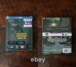 FRENCH Region-Free Blu-ray Harry Potter COMPLETE 8-Film Steelbook Collection NEW