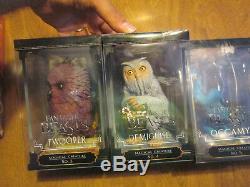 Fantastic Beasts Magical Creatures SET ALMOST COMPLETE Occamy Bowtruckle Fwooper