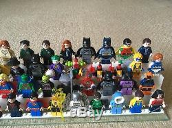 Full Complete Collection Of 210 Lego DC Comics Minifigures & 3 Big Figs