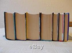 Full complete set First Edition Harry Potter hardback books dust jackets Rowling