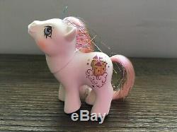 G1 Complete Vintage MLP My Little Pony/Ponies Princess Baby Buggy withSparkle