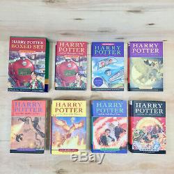 HARRY POTTER 1-7 Complete Hardcover Books Set. Bloomsbury & Raincoast Boxset