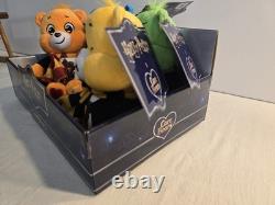 HARRY POTTER 25TH ANNIVERSARY COMPLETE CARE BEAR SET of 4 With DISPLAY BOX