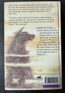 HARRY POTTER AND THE PRISONER OF AZKABAN HBDJ Bloomsbury First Edition 2nd Print