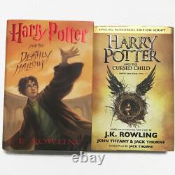 HARRY POTTER BOOKS Complete Set Hardcover 1-7 Cursed Child Beedle Bard Beasts