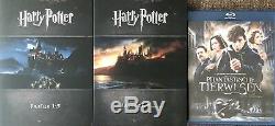 HARRY POTTER Blu Ray, COMPLETE BOX, ALL 8 Movies + PHANTASTIC BEASTS, NEW