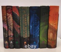 HARRY POTTER COMPLETE HARDCOVER SET BOOKS 1-7 FIRST EDITIONS WithDUST JACKETS VG