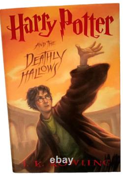 HARRY POTTER COMPLETE HARDCOVER SET BOOKS 1-7 FIRST EDITIONS WithDUST JACKETS VG