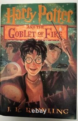 HARRY POTTER COMPLETE HARDCOVER SET BOOKS 1-7 FIRST EDITIONS WithDUST JACKETS VG