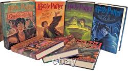 HARRY POTTER COMPLETE HARDCOVER SET BOOKS 1-7 FIRST EDITIONS WithDUST JACKETS VG