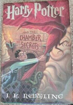 HARRY POTTER COMPLETE SET HC, Most 1st American Ed. Rare Misprint in Vol#6