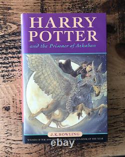 HARRY POTTER COMPLETE UK BLOOMSBURY FIRST EDs HARDBACK BOOK SET EARLY PRINTS